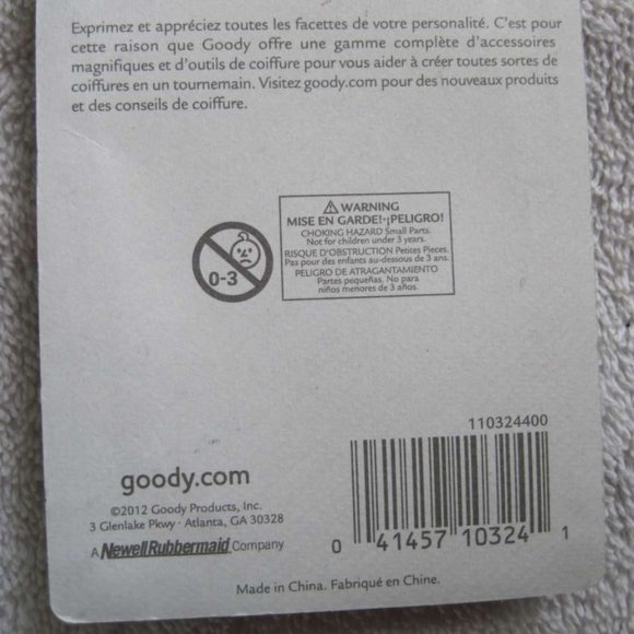 2 Goody Classics Translucent Brown Plastic Fashion Side Combs Kathy Allergy Safe - Picture 6 of 8